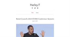 Desktop Screenshot of harleyf.com